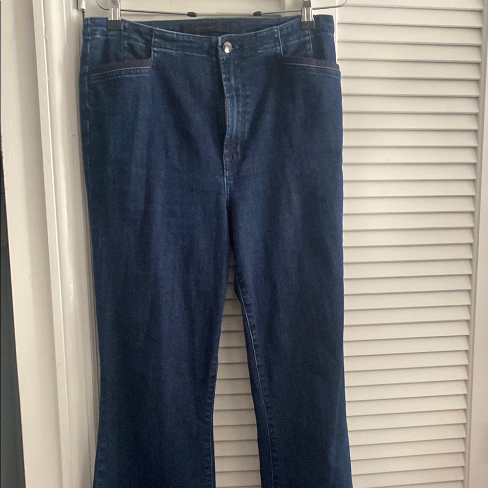 J Brand Dark Blue Flare Jeans